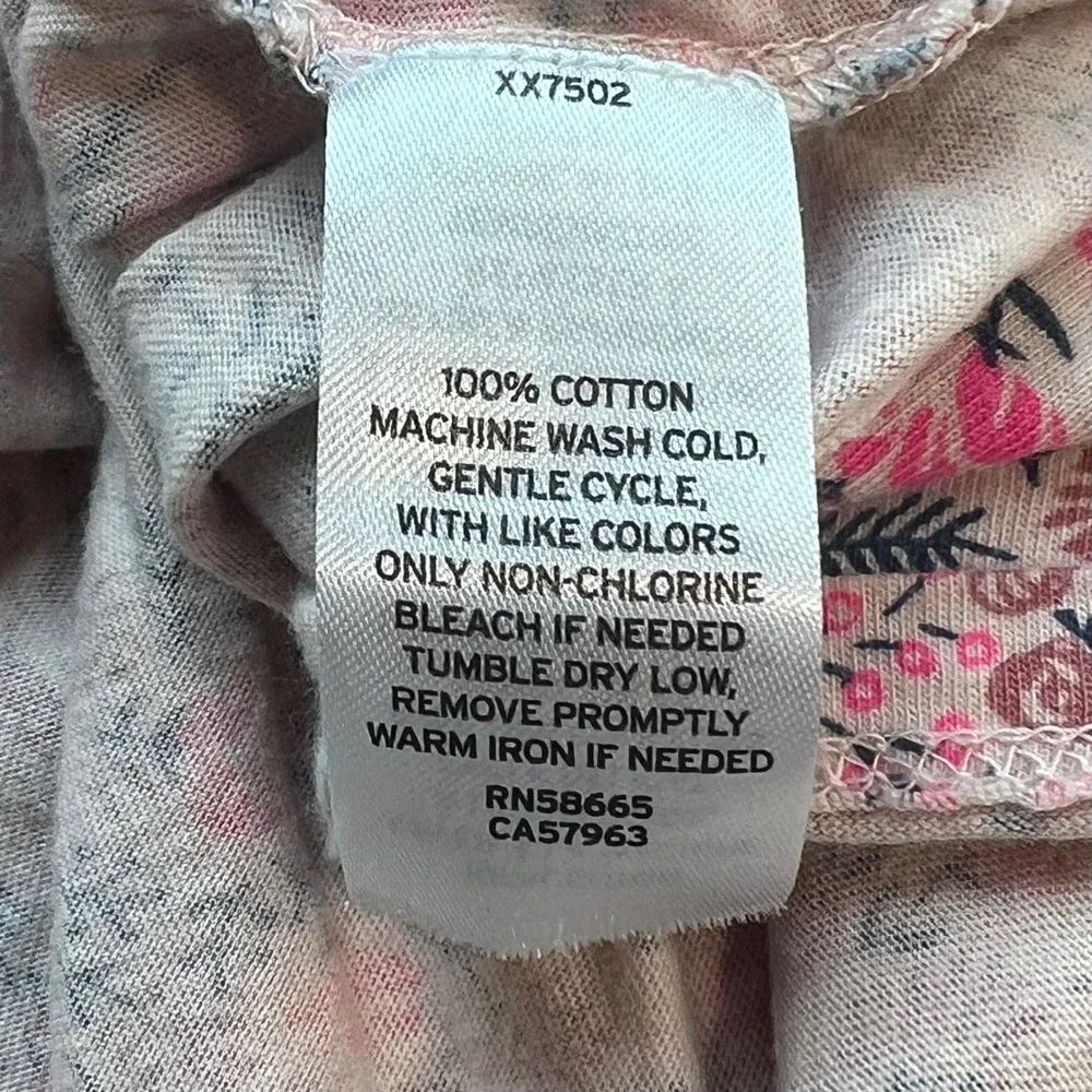 Harper Canyon Girls Floral Dress Size 8 Long Sleeve Pink Brown‎ Casual